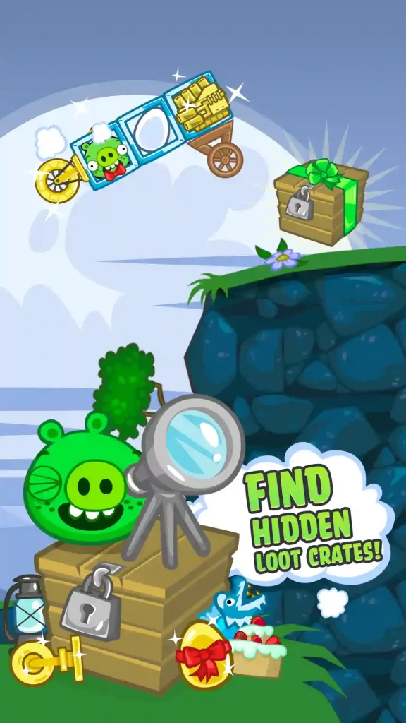 Bad Piggies Mod APK Scraps