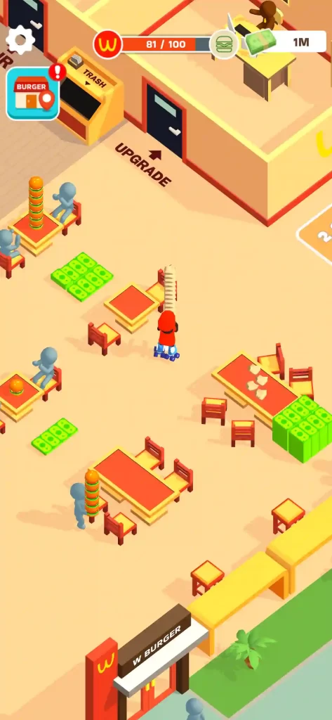 burger please Mod Apk Max Level 