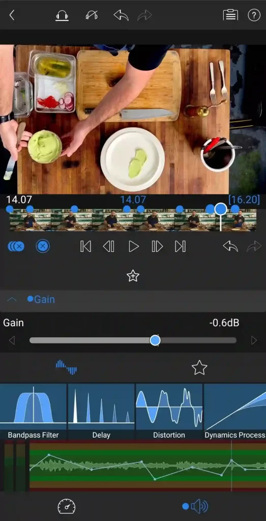 Pro video editor app for Android 