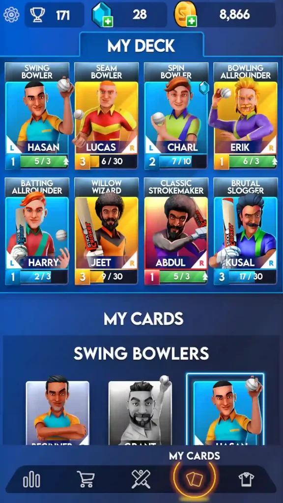 Stick Cricket Clash Mod Apk Unlocked All