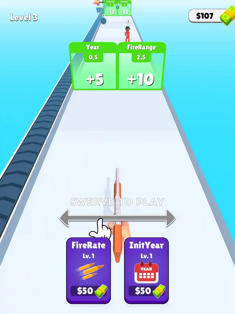 Racing with shooting game for android