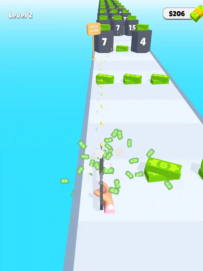Weapon Craft Run Mod Apk Unlocked All Weapons