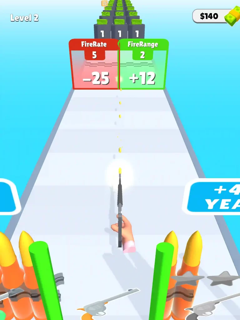 Weapon Craft Run Mod Apk Unlimited Money