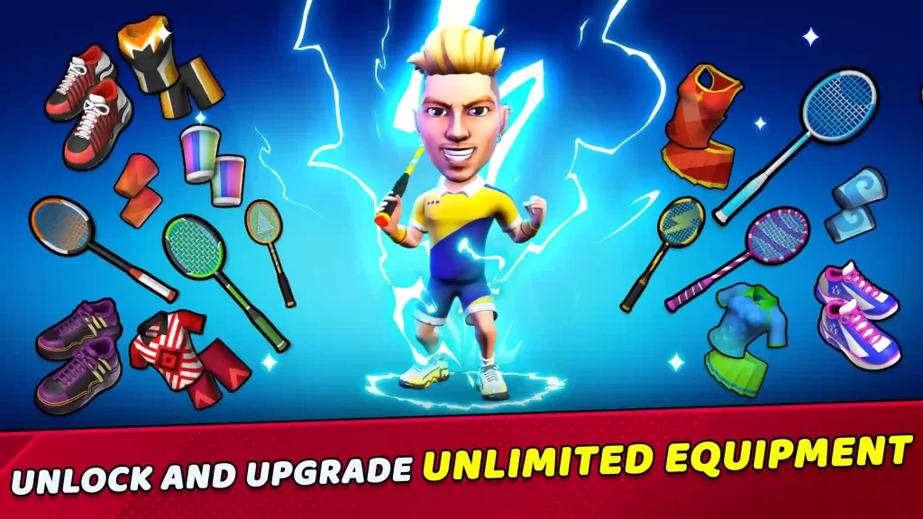 Badminton Clash 3D Mod Apk Unlocked All 