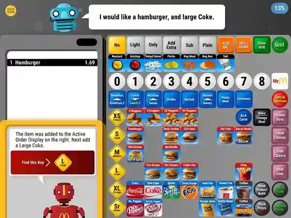 McDonalds Training Cashier Game Apk