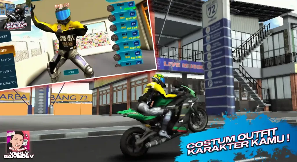 Sunmori Race Simulator Indonesia Mod Apk No Ads