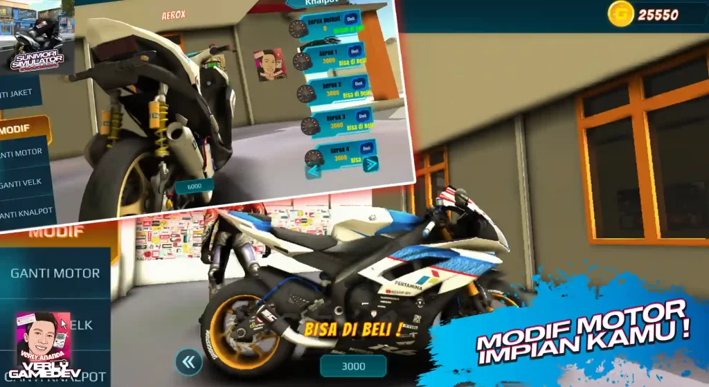 Sunmori Race Simulator Indonesia Mod Apk Unlimited Money