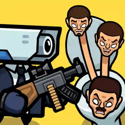 Toilet Fight Police vs Zombie Mod icon