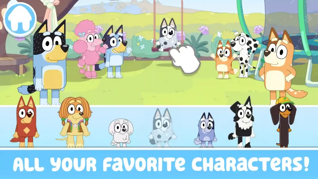 Bluey Let's Play Mod Apk Unlocked All Characters