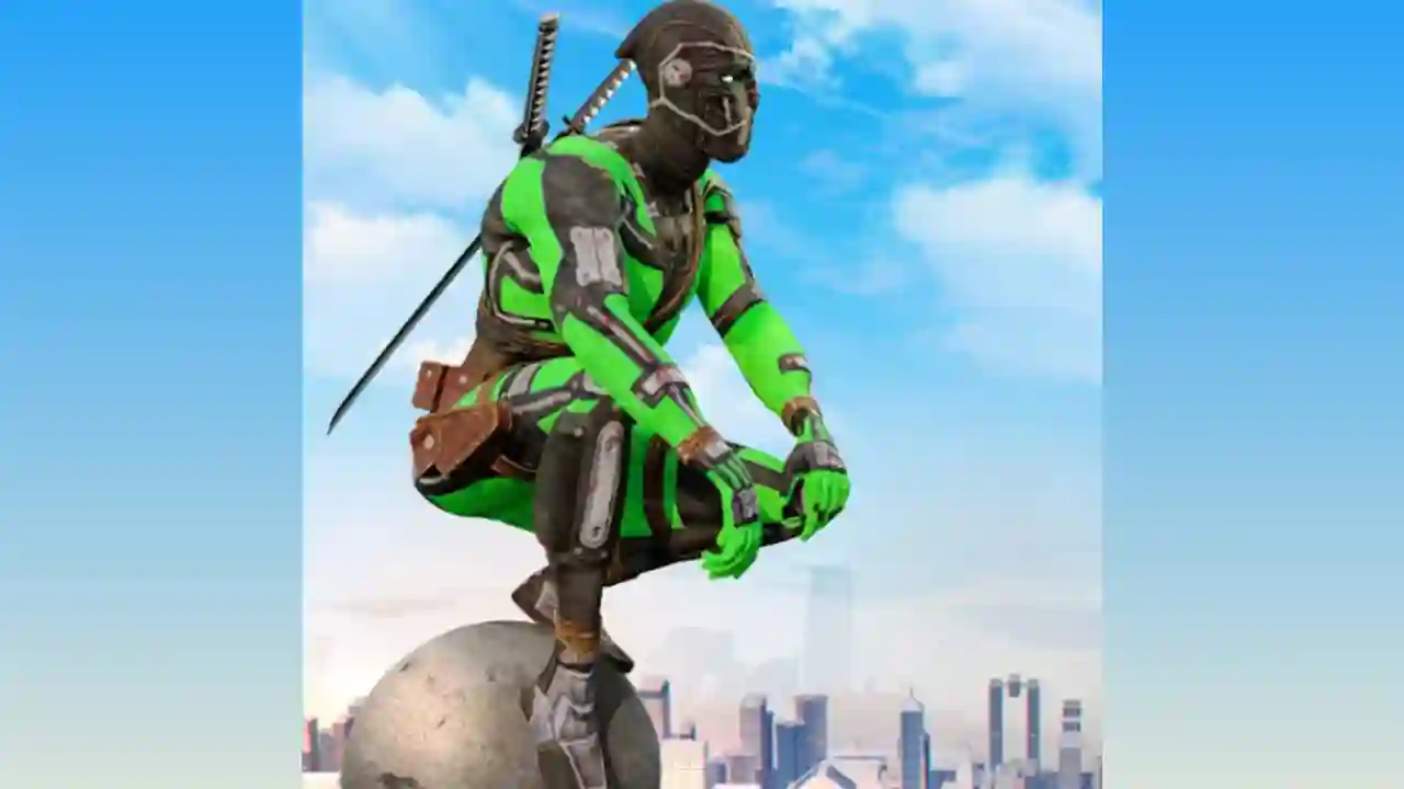 Green Rope Hero Vegas City Mod Apk