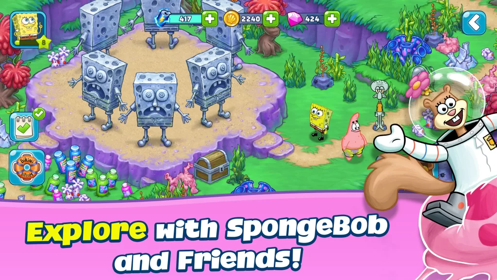 Spongebob Adventures In A Jam Mod Apk Unlimited Money and Gems