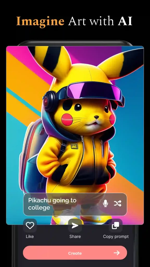 Pikachu AI Art