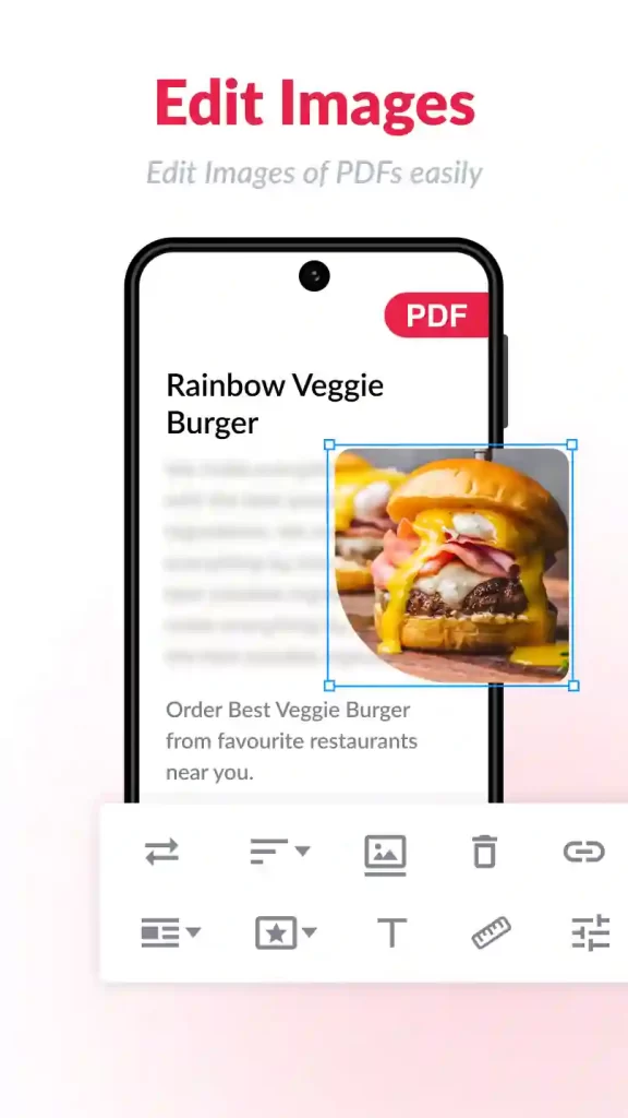 PDF Image Editor App for Android