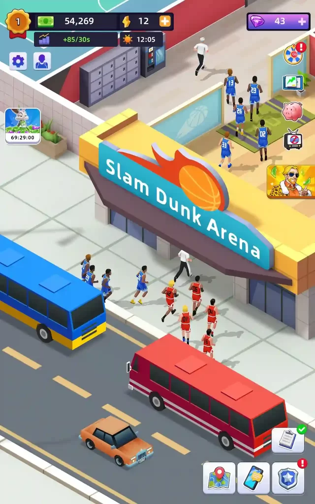 Idle Basketball Arena Tycoon Mod Apk Unlimited Money and Energy