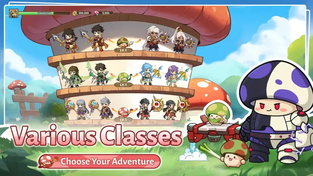 Legend Of Mushroom Mod Apk Unlimited Coins and Diamonds