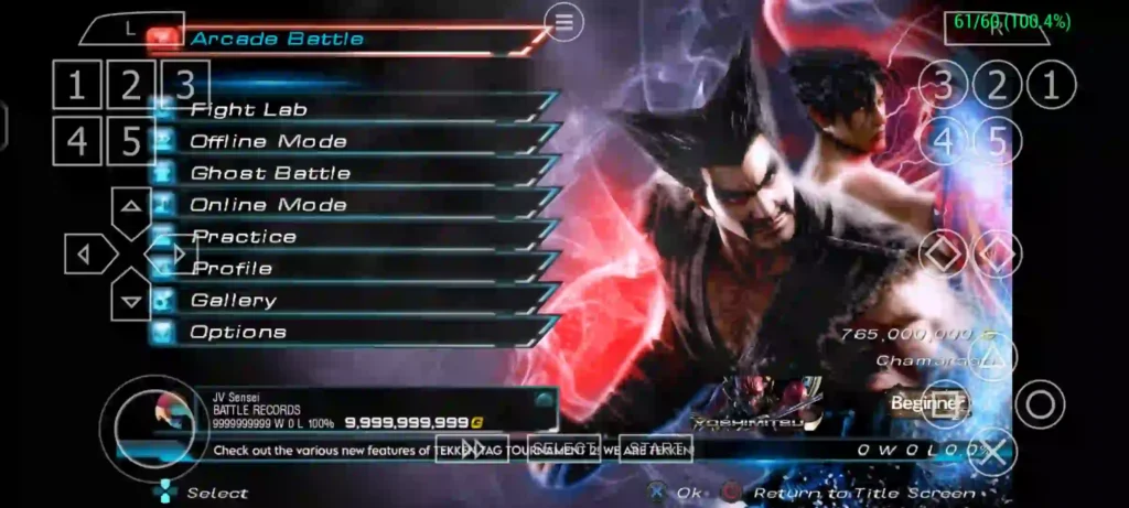 Tekken Tag Tournament 2 PPSSPP