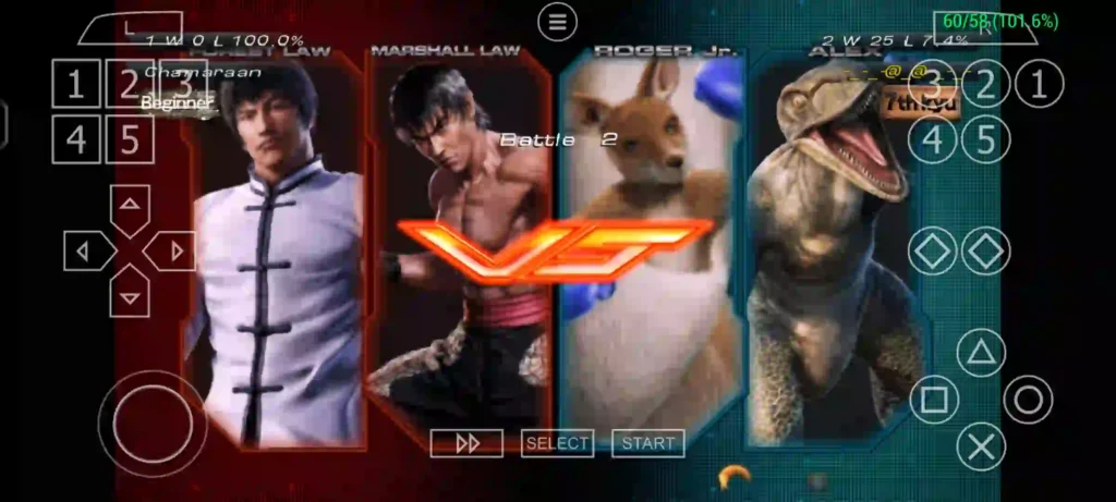 Tekken Tag Tournament 2 PPSSPP Gameplay