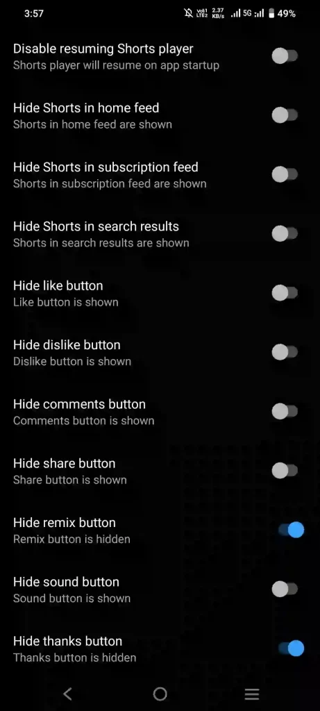 YouTube Best Settings