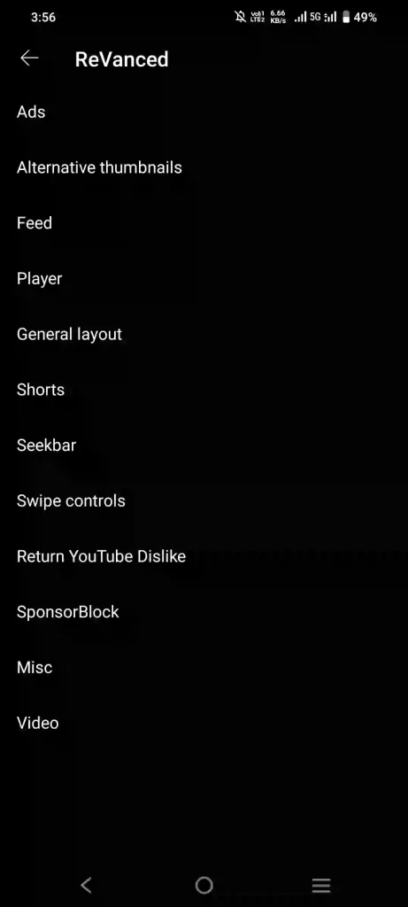 YouTube ReVanced Mod Apk