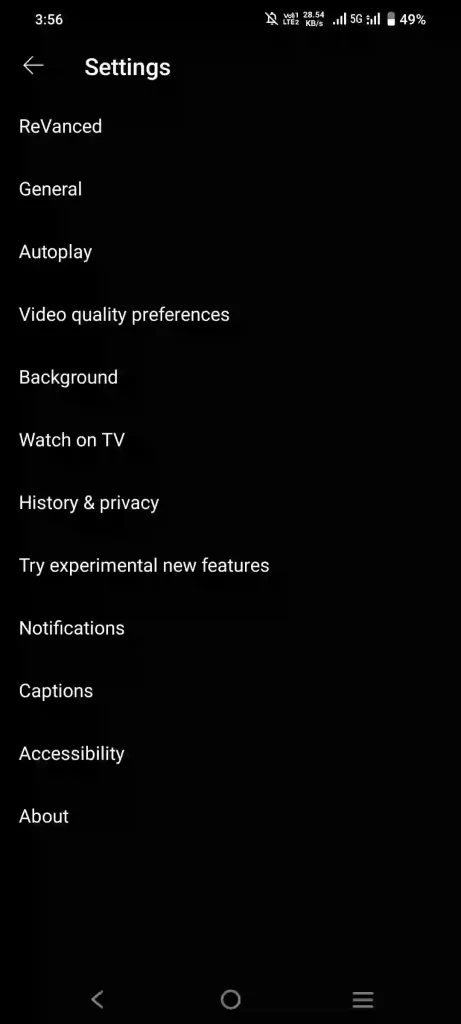 YouTube ReVanced Extended Mod Apk