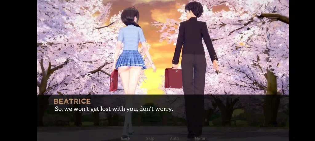 Anime Visual Novel Game for Android