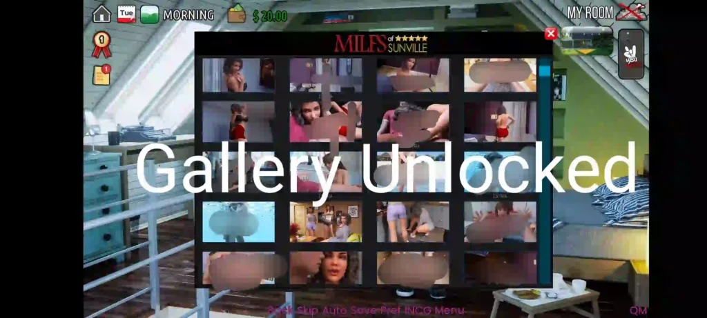 MILFs of Sunville APK Achivement Gallery Unlocked