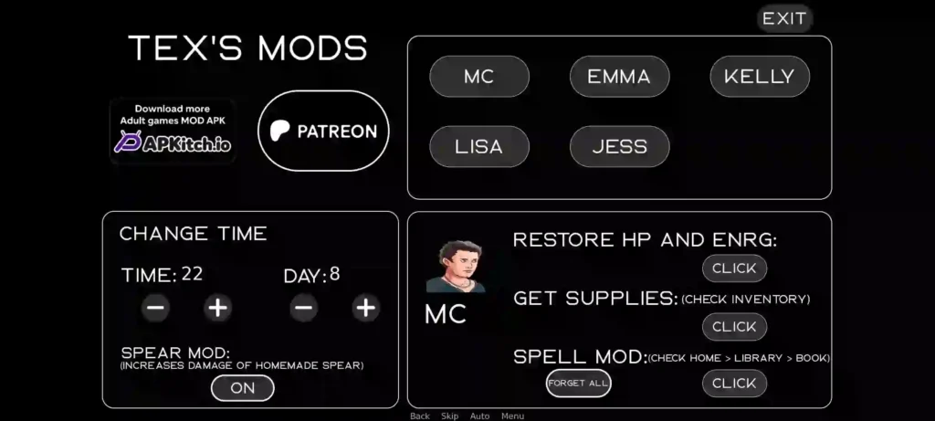 Lust and Power Cheats Mod Menu