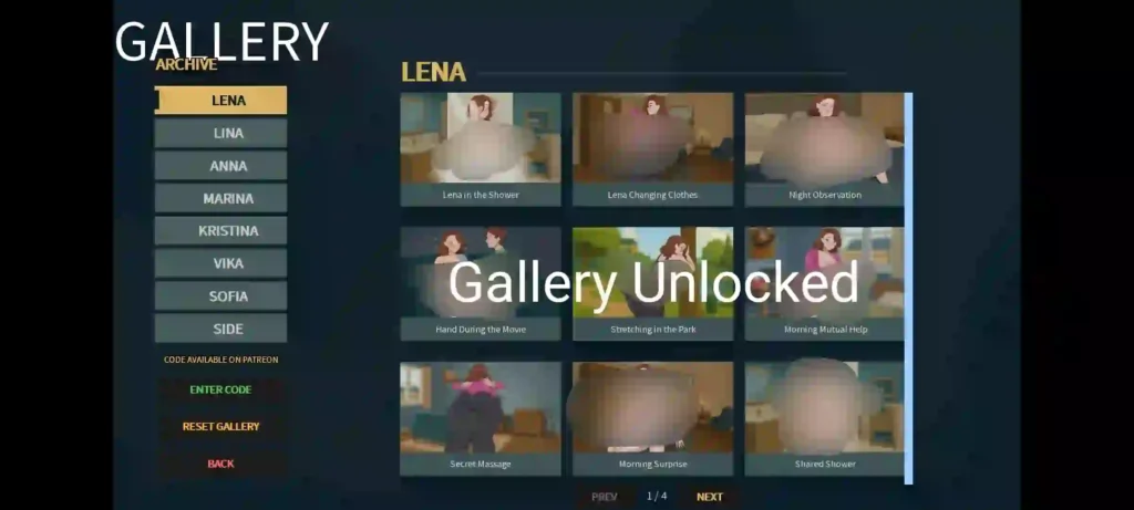 Lust in Suburbs Gallery Unlocked